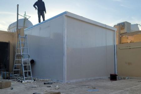 مقاول تركيب ساندوتش بانل مستودعات جازان - بناء غرف ملاحق الساندوتش بنل